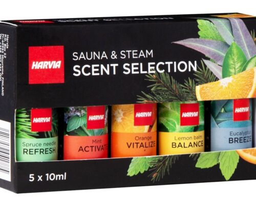 Mirisni set za saunu i parnu kupelj – 5 komada
