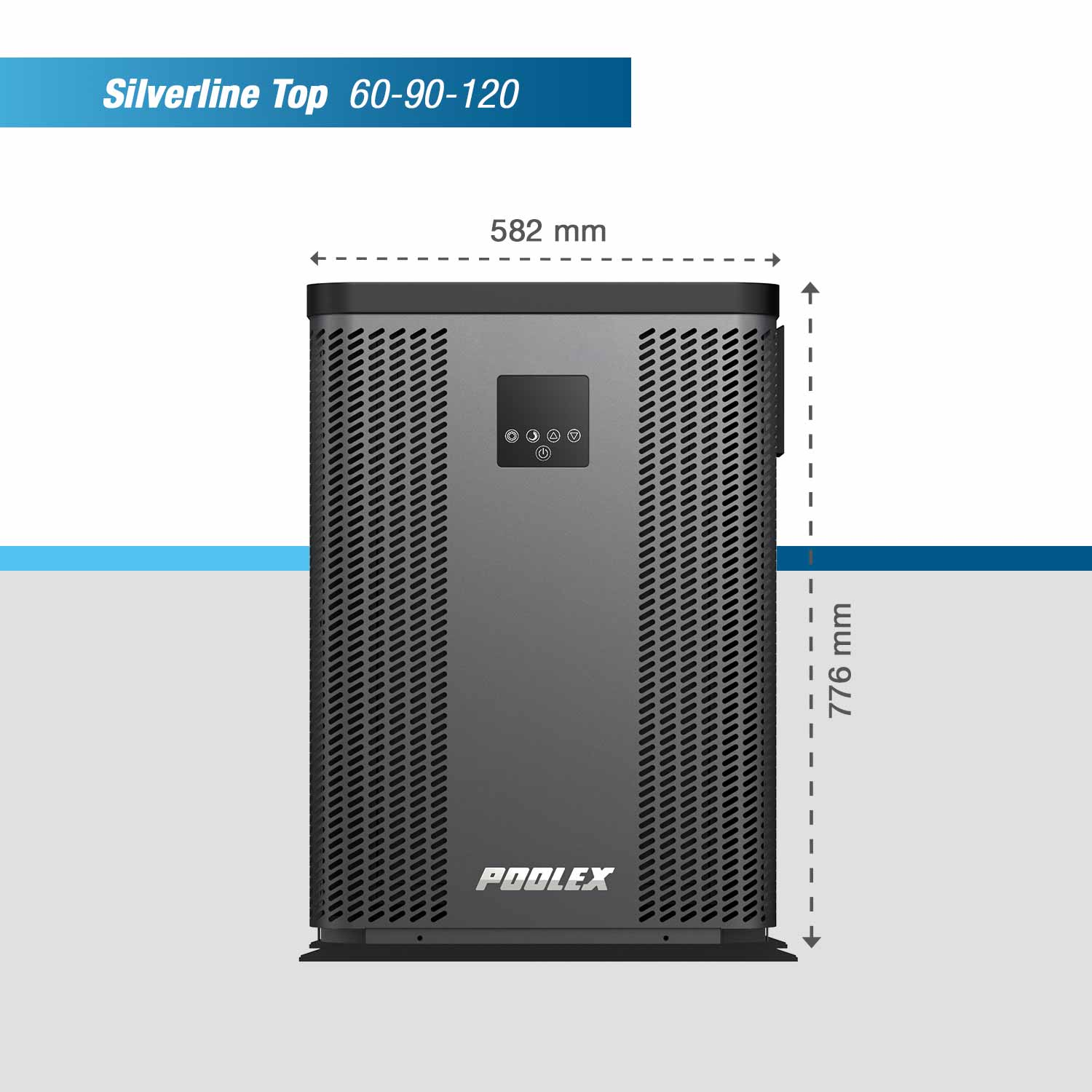 Poolex Silverline Top 90 – toplinska pumpa za bazene do 50 m³ - Slika 2
