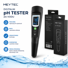 MEYTEC digitalni pH tester za mjerenje pH vrijednosti vode